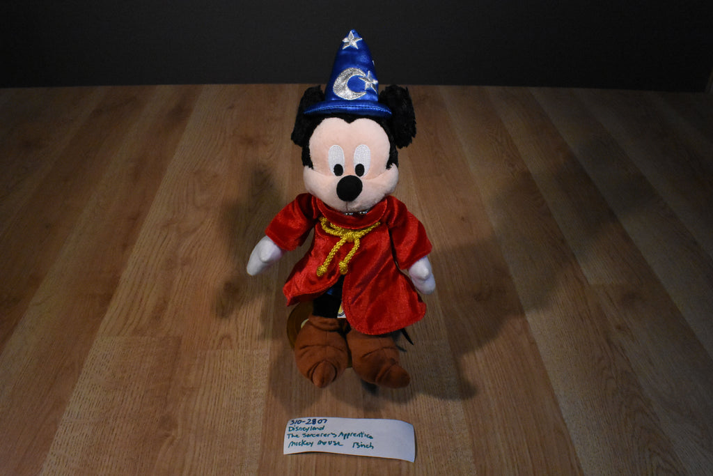 Disney Parks Fantasia The Sorcerer's Apprentice Mickey Mouse Plush