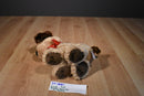 Gund Bandit the Brown Dog Beanbag Plush with Red Bandana