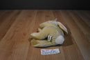 Commonwealth Tan Bunny Rabbit With Pink Bow 2007 Beanbag Plush
