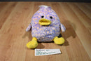 Chosun Chubby Chenille Purple and Pink Egg Shaped Duck Beanbag Plush
