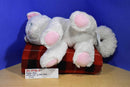 Build a Bear White Cat 2013 Plush with Blue Eyes