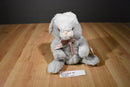 Commonwealth Hug-a-Plush Gray and White Bunny Rabbit 1993 Plush