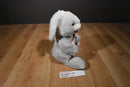 Commonwealth Hug-a-Plush Gray and White Bunny Rabbit 1993 Plush