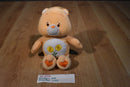 Care Bears Orange Friend Bear 2003 Plush with Flowers on Belly