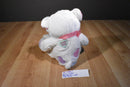 Burton and Burton Candy Hearts White Teddy Bear Plush