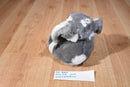 Dan Dee Soft Expressions Grey and White Bunny Rabbit Plush