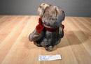 Dan Dee Brown Teddy Bear Plush with Red Heart Pillow and Rose