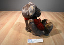 Dan Dee Brown Teddy Bear Plush with Red Heart Pillow and Rose