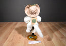 Boyd's Bears Lola Ninelives White Cat With Flower Hat 1998 Plush