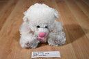 Caltoy Hug Me White and Pink Teddy Bear Plush
