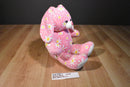 Build-A-Bear Pink  Bunny Rabbit Plush with White Daisy Flowers