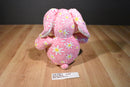Build-A-Bear Pink  Bunny Rabbit Plush with White Daisy Flowers