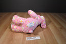Build-A-Bear Pink  Bunny Rabbit Plush with White Daisy Flowers