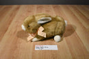 Brown and White Bunny Rabbit Plush