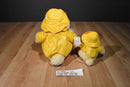 Commonwealth 2 Yellow Ducks In Yellow Raincoats 2002 Plush