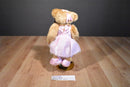 Burton and Burton Ballerina Brown Teddy Bear in Pink Tutu Plush