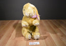 Commonwealth Tan Bunny Rabbit 2006 Beanbag Plush with Purple Bow