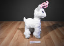 Build a Bear Glisten the Reindeer 2018 Plush With Candy Cane Antlers