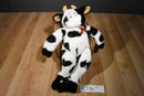 Build-A-Bear Vintage Holstein Cow with Bell 1997 Beanbag Plush