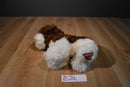 Dakin Brown and White Puppy Dog Plush