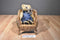 Boyd's Brown Jointed Bear in Blue Overalls Beanbag Plush