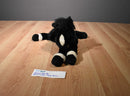 Commonwealth Black and White Horse Pony Beanbag Plush