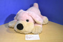 FAO Schwarz Penelope The Pup Pink Beige Plush
