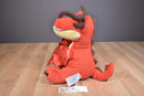 Build-A-Bear How To Train Your Dragon Red Yellow Dragon Hookfang 2016 Plush