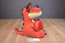 Build-A-Bear How To Train Your Dragon Red Yellow Dragon Hookfang 2016 Plush