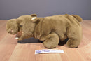 Giant Star Brown Hippo 1994 Plush