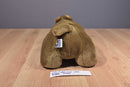 Giant Star Brown Hippo 1994 Plush