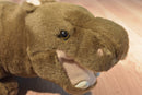 Giant Star Brown Hippo 1994 Plush