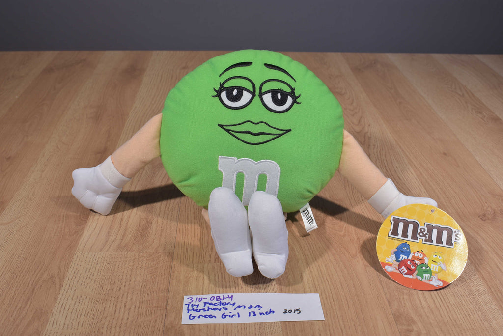 Toy Factory Green M&M Girl 2015 Plush – Hurricane Jack Surplus