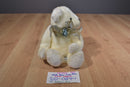 Dan Dee Vase Hugger White Bear with Green Bow Plush