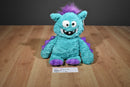 Gund Monsteroos Winger Teal and Purple Monster Beanbag Plush