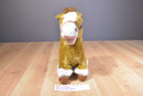 Diamond Plush Brown and White Horse Plush