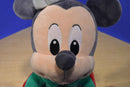 Disney Theme Park Baby Mickey Mouse My First Christmas Red Blanket Pouch Plush