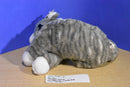 Dan Dee Grey Tabby Cat Santa Hat Plush