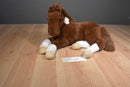 Dan Dee Brown and White Horse Plush
