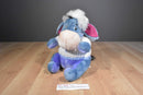 Disney Store Eeyore Plush In White Sweater with Blue Snowflake