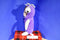 Just Play Disney Pixar Monsters Inc Boo Plush in Purple Monster Costume