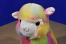 Kellytoy Pastel Neon Rainbow Llama Alpaca 2018 Plush