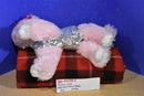 Poochie and Co. Pink Cat Silver Sequins Plush Bag Purse