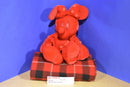 Disney Store Sweet Cherry Red Minnie Mouse Beanbag Plush