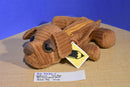 Dan Dee Big Eyed Brown Dog Plush 2014 Corduroy Pencil Pouch Bag