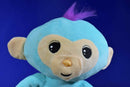 Commonwealth Fingerling Pastel Blue Teal Monkey 2017 Plush