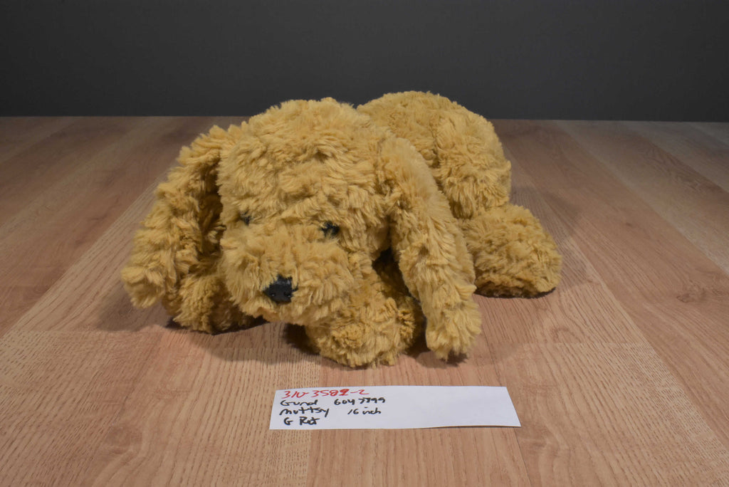 Gund Muttsy Tan Golden Retriever Puppy Dog Beanbag Plush