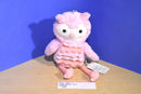 Cloud Island Pink Owl 2017 Beanbag Plush