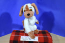Dakin Vintage Brown and White Hugging Puppy Dogs 1976 Plush