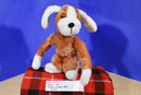 Dakin Vintage Brown and White Hugging Puppy Dogs 1976 Plush